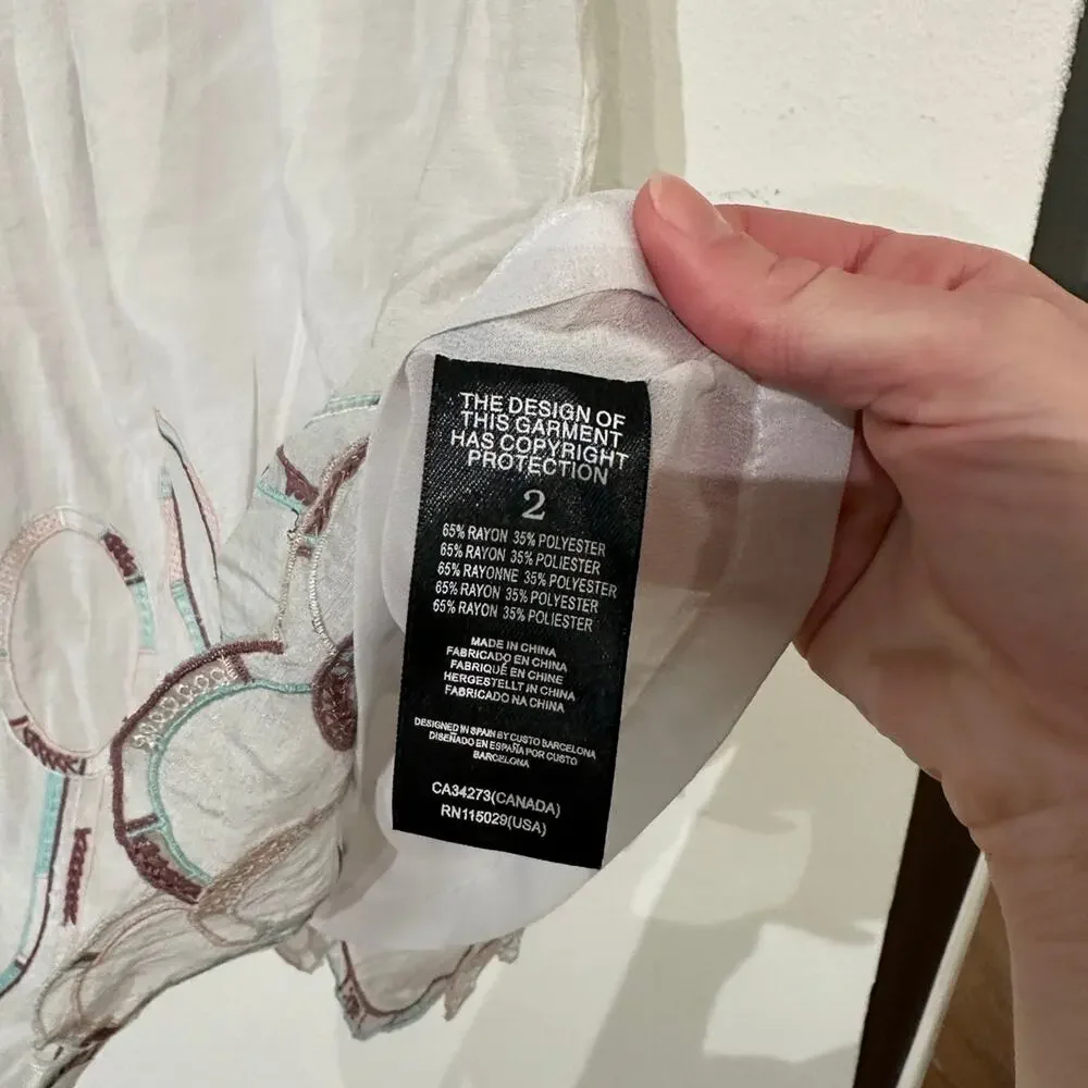 Custo Barcelona Vintage Butterfly Dress - Picture 7 of 8